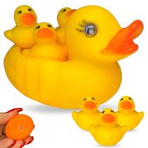 Kit Brinquedo Vinil Hora Do Banho Pato Patinhos Banheira Kit Brinquedo Vinil Hora Do Banho Pato Patinhos Banheira