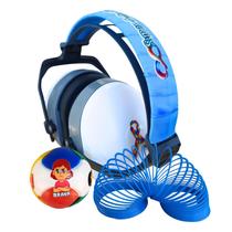 Kit Brinquedos com Abafador Super Autista 26 DB + Mola Divertida e Quebra-cabeça bola