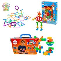 Kit Brinquedos de Montar Interativo Educacional 264 Peças