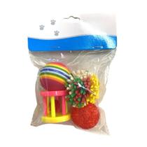 Kit Brinquedos Divertidos Para Gatos Variados com 4 Peças