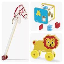 Kit brinquedos educativos letras primeira infância 2 anos +