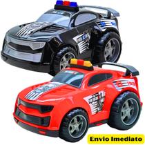 Kit Brinquedos Infantil 2 Viaturas+ 2 Helicópteros Polícia e Bombeiro Veículos de Resgate Emergência Kit Brinquedos Infantil 2 Viaturas+ 2 Helicópteros Polícia e Bombeiro Veículos de Resgate Emergência
