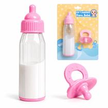 Kit Brinquedos para Bonecas Chupeta e Mamadeira e Esconde o Liquido de Brinquedo Kit Brinquedos para Bonecas Chupeta e Mamadeira e Esconde o Liquido de Brinquedo