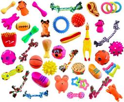 Kit Brinquedos para cachorros 6 Mordedores variados Pet Shop Cães Cachorro Filhotes