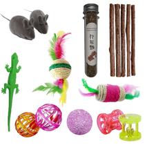 Kit brinquedos para gatos 10pç com matatabi e catnip natural Kit brinquedos para gatos 10pç com matatabi e catnip natural