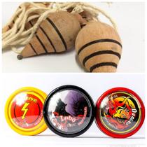 Kit Brinquedos Yoyo York Profissional + Pião de Madeira + 5 cordas de ioio - YOYOBRASIL