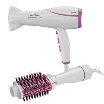 Kit Britânia Bella Escova Secadora BELLA01 e Secador de Cabelos BSCE21A