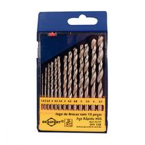 Kit Broca Brasfort A.Rap 13Pc 1,5A6,5Mm Kit Broca Brasfort A.Rap 13Pc 1,5A6,5Mm