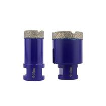 Kit Broca Diamantada Para Cerâmica E Porcelanato 25mm 40mm Kit Broca Diamantada Para Cerâmica E Porcelanato 25mm 40mm