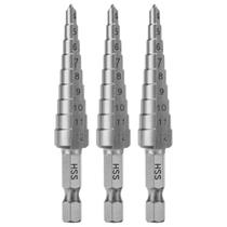 Kit Broca Escalonada 4 A 12mm 7236055 3 Un - GROSS