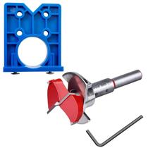 Kit Broca Forstner 35Mm Dobradiça Caneco Limitador Gabarito Kit Broca Forstner 35Mm Dobradiça Caneco Limitador Gabarito