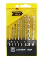 Kit brocas 8 pecas videa ref 1203 fertak