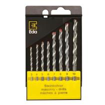 Kit Brocas com 8 Peças para Concreto Ponta Widea - Eda Kit Brocas com 8 Peças para Concreto Ponta Widea - Eda