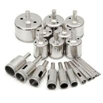 Kit Brocas Diamantadas 21 peças Fura Vidro Mármore GT780 - Lorben Kit Brocas Diamantadas 21 peças Fura Vidro Mármore GT780 - Lorben