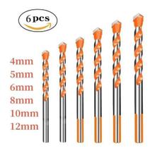 Kit Brocas Furadeira Super Drill Fura Tudo Diamantada 6 Pcs