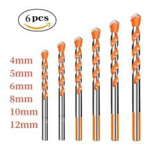 Kit Brocas Furadeira Super Drill Fura Tudo Diamantada 6 Pcs Kit Brocas Furadeira Super Drill Fura Tudo Diamantada 6 Pcs