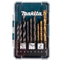 kit Brocas para Madeira, Concreto e Metais 9Peças Makita D-71962 kit Brocas para Madeira, Concreto e Metais 9Peças Makita D-71962