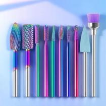 Kit Brocas Tungstenio E Diamantada Camaleão Unha Gel 10 Pcs Kit Brocas Tungstenio E Diamantada Camaleão Unha Gel 10 Pcs