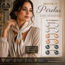 Kit Broches Ajuste Perfeito Roupas e Acessórios 6 peças Kit Broches Ajuste Perfeito Roupas e Acessórios 6 peças