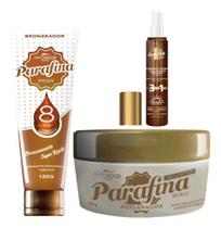 Kit Bronze Duradouro Veloster + Parafina + Iluminador