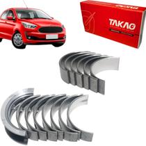 Kit Bronzina De Mancal e Biela Casquilho Fixo e Movel Para Ford Ka Ka+ 1.0 12v 3 Cil 2014 A 2021