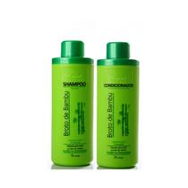 Kit Broto De Bambu Shampoo + Condicionador Litro Aramath