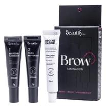 Kit Brow Lamination Beautify Pro Completo Sobrancelhas