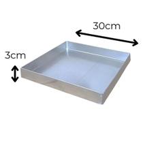 Kit Brownie Cookie 30x30x3 e 25x25x3 em Aluminio.