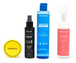 Kit Bruma + Demaquilante + Mousse De Limpeza + Pó De Banana