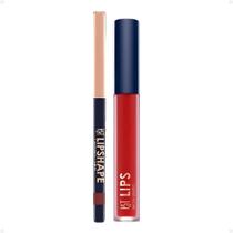 Kit Bruna Tavares Bt: Batom Líquido Bruna e Lapiseira Labial Red Carpet
