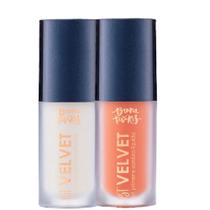 Kit Bruna Tavares BT Velvet Tangerine e Off White (2 Produtos)