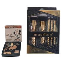 Kit Bruna Tavares Minnie Paleta Sombra+Kit Macrilan Gold