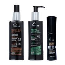 Kit Brush Keratin + Day By Day Truss 250ml + Instant Repair Truss 45ml Kit Brush Keratin + Day By Day Truss 250ml + Instant Repair Truss 45ml