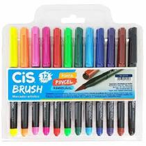 Kit Brush Pen Marcador Artístico Ponta pincel Aquarelável - Cis / WX Gift