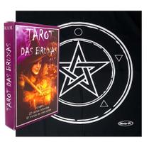 Kit Bruxa Iniciante Tarô das Bruxas c/ manual e Toalha Wicca