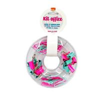Kit BRW Soul Office/Tutti Frutti Clips - Binder - Alfinetes