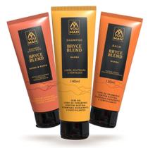 Kit Bryce Blend shampoo fortificante + shampoo esfoliante + balm para barba You Man Grooming
