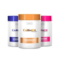 Kit Btox Capilar Carmen 3x1kg Vanite Redutor De Volume Make Beauty
