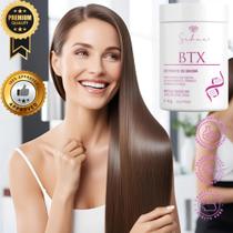 KIT BTX Capilar 1kg Tratamento Profundo Anti Frizz Liso Espetacular Alisa 100% Fio terapia