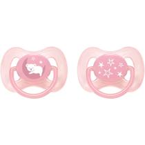 Kit Buba 2 Chupeta Comfort Tamanho 1 Kit Ursinho/Estrela Rosa (7908103726588)