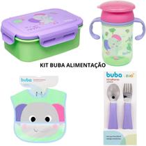 Kit Buba Bento Box Marmita Animal Fun Elefantinho Copo De Treinamento Kit Buba Bento Box Marmita Animal Fun Elefantinho Copo De Treinamento