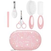 Kit Buba Cuidados do Bebê Com Estojo Rosa