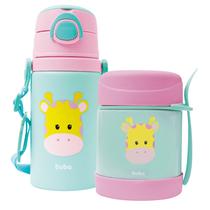 Kit Buba Pote comida 320ml e Copo Térmico Animal Fun 400ml Buba - Moas Industria e Comercio Impo Kit Buba Pote comida 320ml e Copo Térmico Animal Fun 400ml Buba - Moas Industria e Comercio Impo