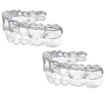 Kit Bucal 2 Placas Anti Bruxismo Dental + caixa Kit Bucal 2 Placas Anti Bruxismo Dental + caixa