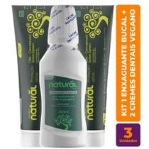 Kit Bucal Natural & Vegano CBA Enxaguante e Creme Dental