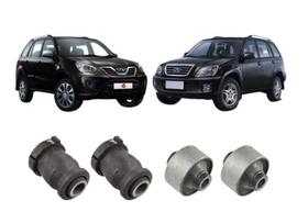 Kit Bucha Bandeja Balança Leque Chery Tiggo 2009 2010 2011