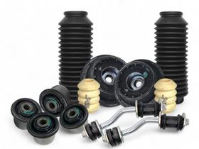 Kit bucha bandeja + batente coxim bieletas santana 97 a 2003