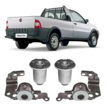 Kit Bucha Bandeja Dianteira Fiat Strada 2005 Em Diante