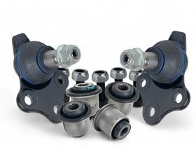 Kit Bucha Bandeja + Pivôs Duster Oroch p/2 Lados Dianteiro