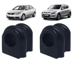 Kit Bucha Barra Estabilizadora Central Dianteira I30 2009 2010 2011 2012 Cerato 2009 2010 2011 2012 2013 23,8mm